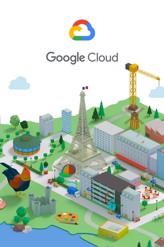 Direction artistique du lancement de Google Cloud en France