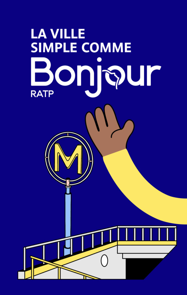 Création d’un panneau publicitaire animé pour la RATP